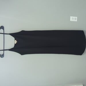Black Spaghetti Strap Slip Dress